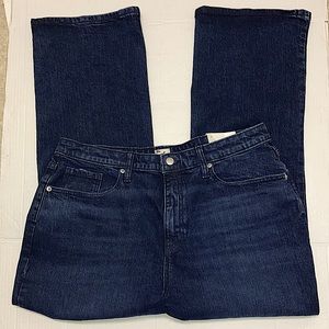A New Day Boot Cut Dark Blue Denim High Rise Jeans  Size 16R